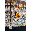 Plafoniera clasica cristal patinata 6xE14/40W, Sheraton DLU-2327/6/45 Patina Orion
